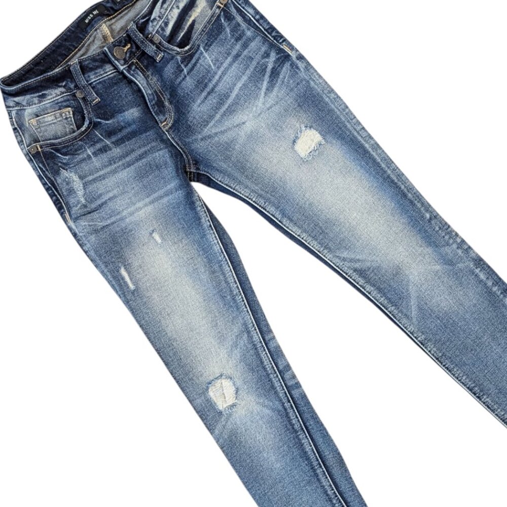 Miss Me NWOT Size 24 Standard Skinny Stretch Jeans Distressed Style# E2146SR
